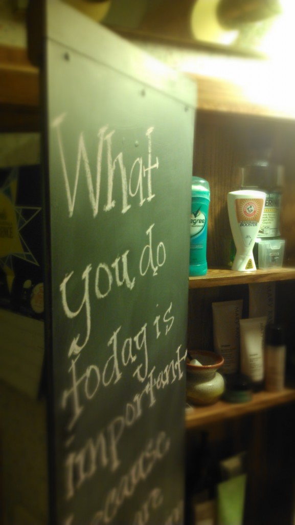 Chalk Board Medicide Cabinet Inspiration